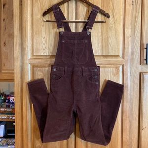 Free People corduroy bibs